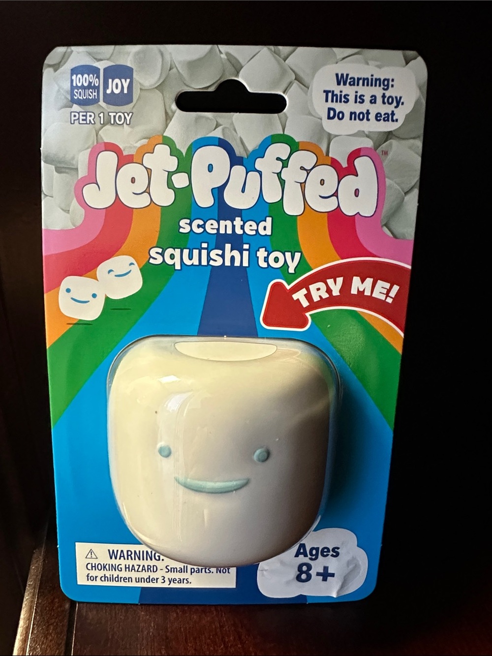 Jet Puffed Marshmallow Scented Squishi Toy - White NWT